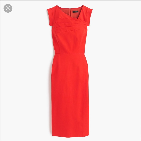 J. Crew Dresses & Skirts - NWOT J. Crew Promotion Cotton Stretch Red Dress